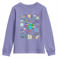 Save The Planet Youth Sweatshirt Earth Day Protect Nature Environmental Recycling