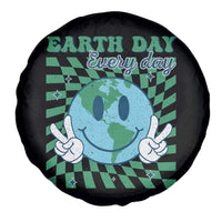 Earth Day Everyday Spare Tire Cover Smile Face Hippie Planet Anniversary
