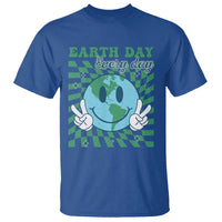 Earth Day Everyday T Shirt Smile Face Hippie Planet Anniversary