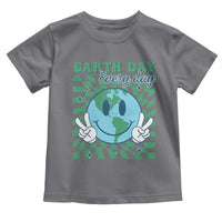 Earth Day Everyday Toddler T Shirt Smile Face Hippie Planet Anniversary