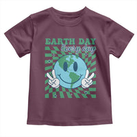 Earth Day Everyday Toddler T Shirt Smile Face Hippie Planet Anniversary
