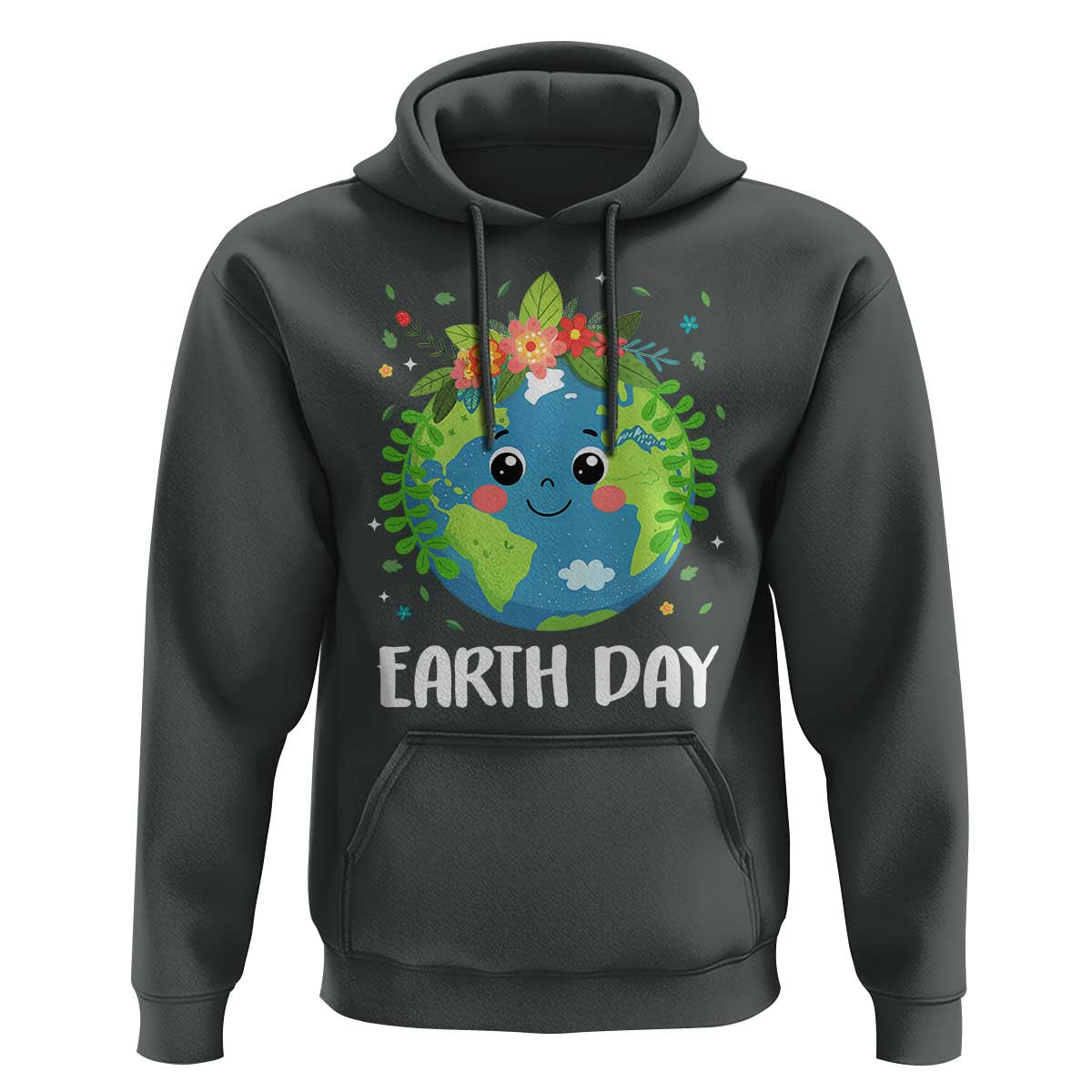 Happy Earth Day Hoodie Cute Earth With Floral