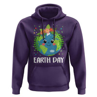 Happy Earth Day Hoodie Cute Earth With Floral