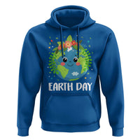 Happy Earth Day Hoodie Cute Earth With Floral