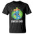 Happy Earth Day T Shirt Cute Earth With Floral