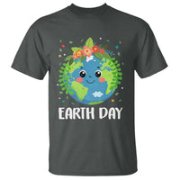 Happy Earth Day T Shirt Cute Earth With Floral