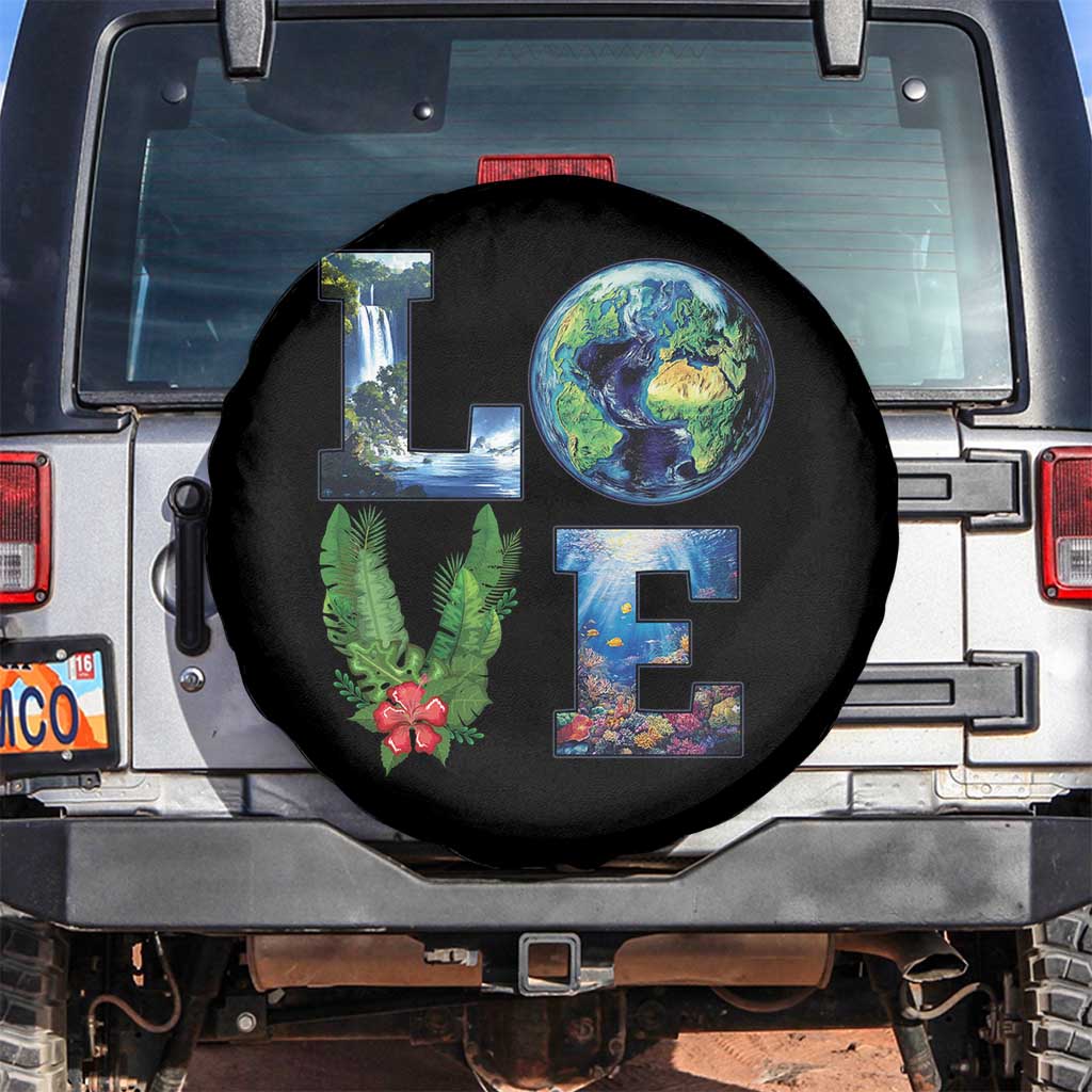 Earth Day LOVE Spare Tire Cover Planet Anniversary Everyday