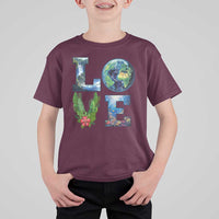 Earth Day LOVE T Shirt For Kid Planet Anniversary Everyday
