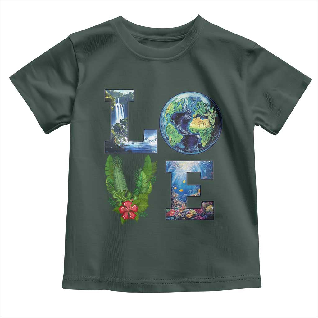 Earth Day LOVE Toddler T Shirt Planet Anniversary Everyday
