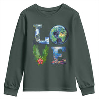 Earth Day LOVE Youth Sweatshirt Planet Anniversary Everyday
