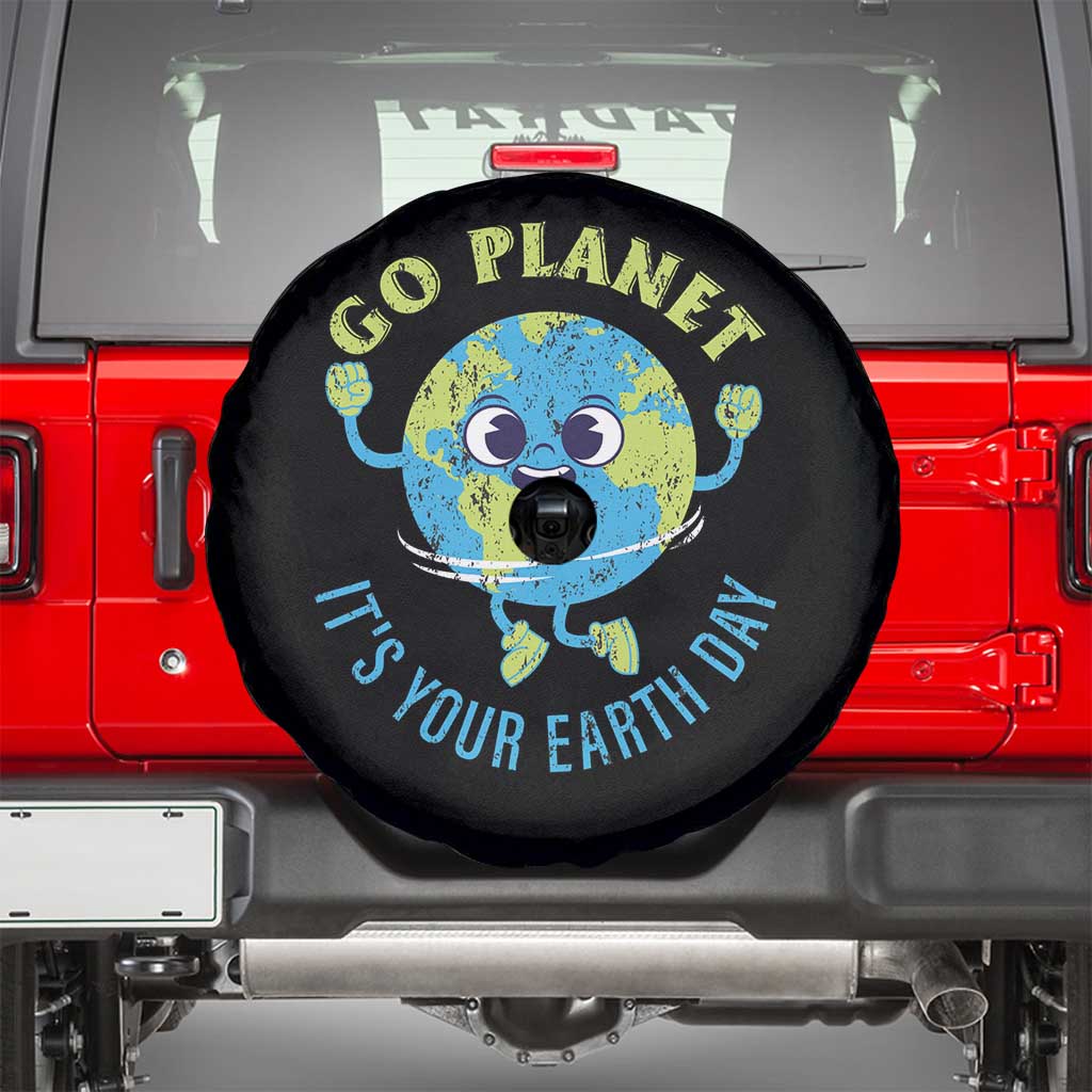 Go Planet It's Your Earth Day Spare Tire Cover