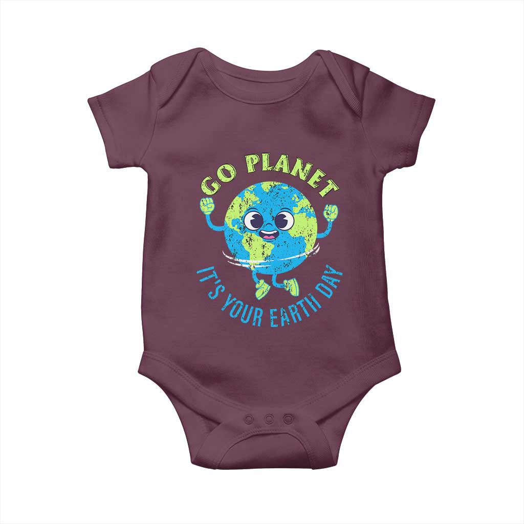 Go Planet It's Your Earth Day Baby Onesie