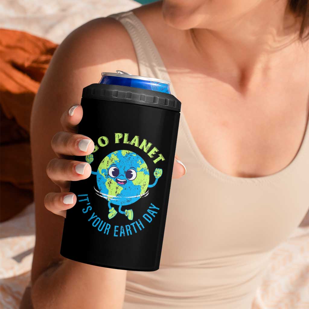 Go Planet It's Your Earth Day 4 in 1 Can Cooler Tumbler