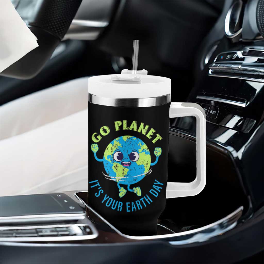 Go Planet It's Your Earth Day Tumbler With Handle