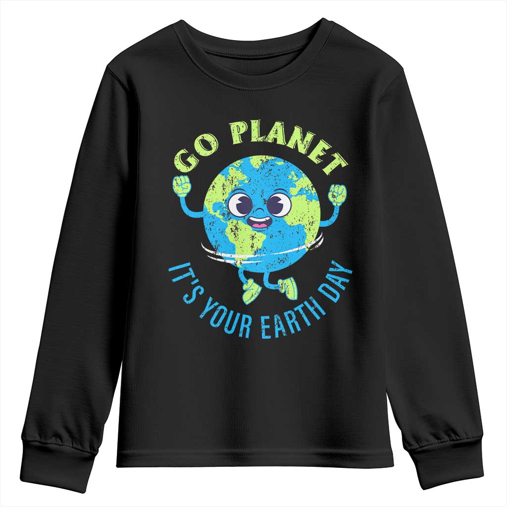 Go Planet It's Your Earth Day Youth Sweatshirt