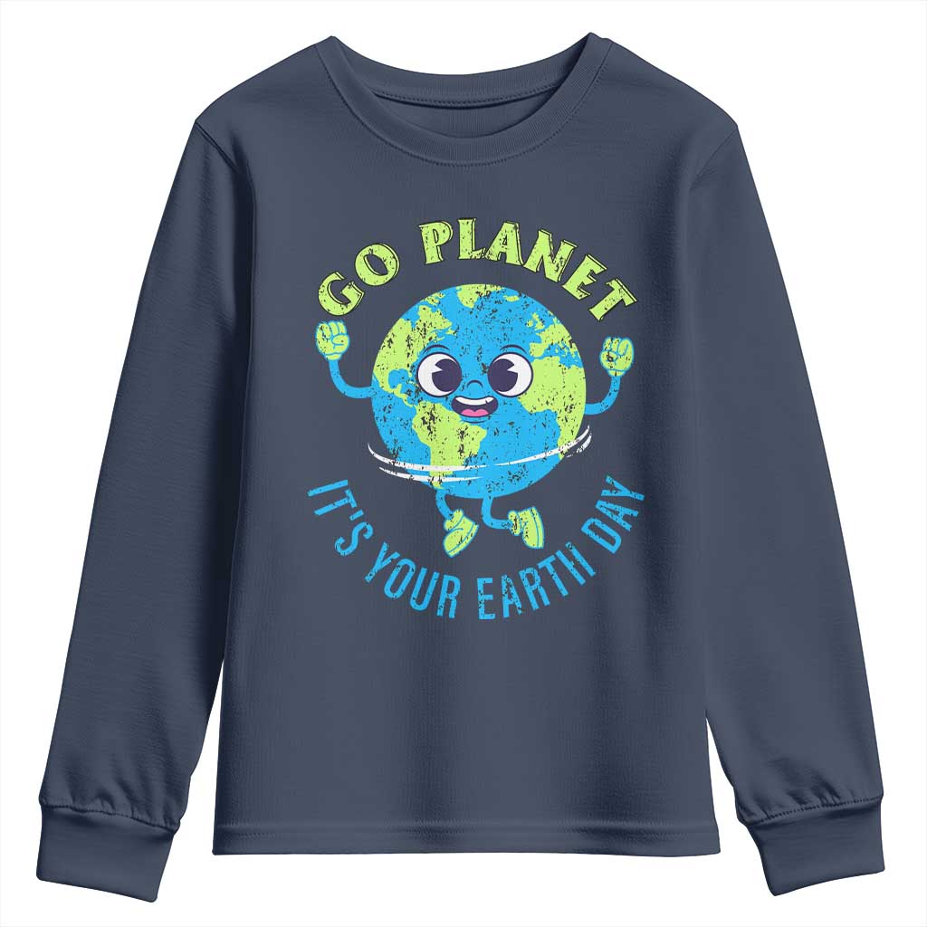 Go Planet It's Your Earth Day Youth Sweatshirt