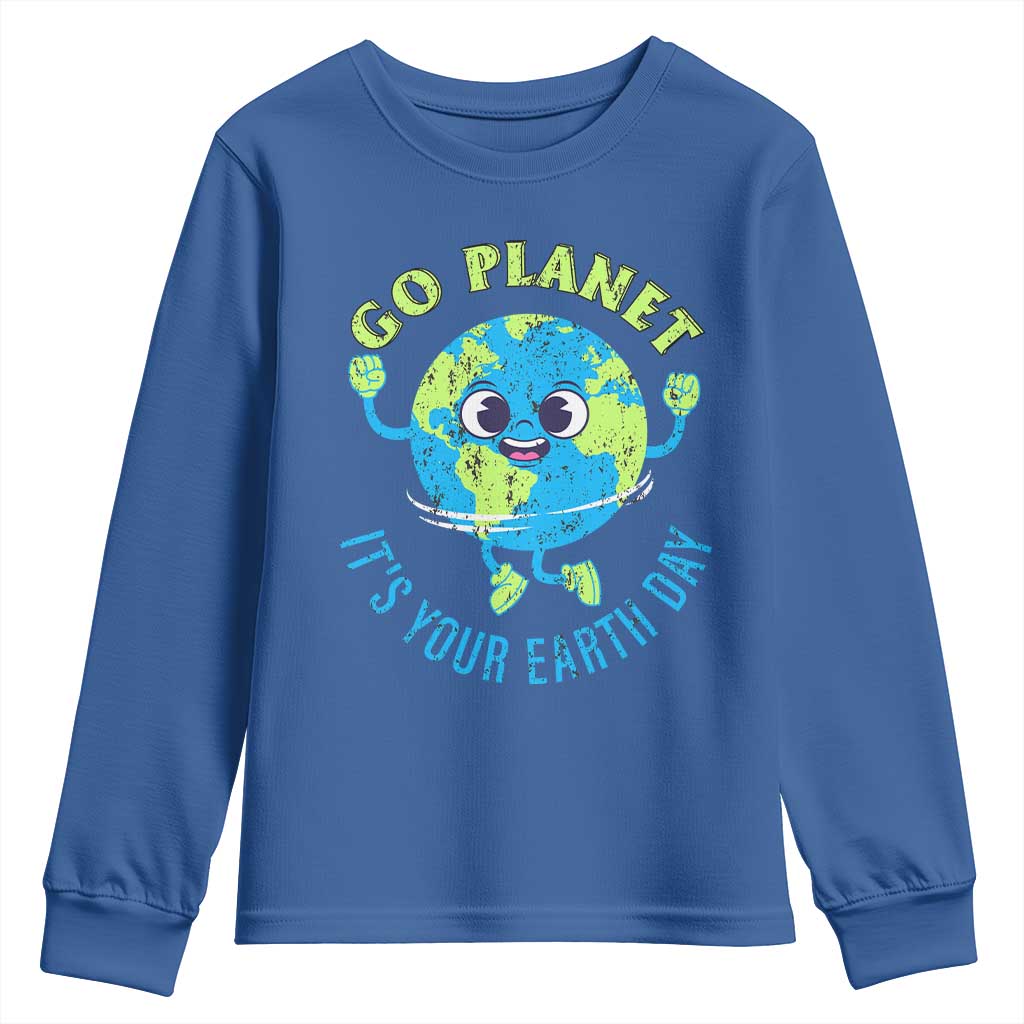 Go Planet It's Your Earth Day Youth Sweatshirt