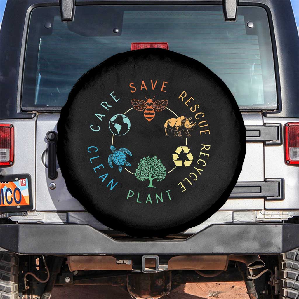 Save Bees Rescue Animals Recycle Plastic Spare Tire Cover Earth Day Protect The Environment