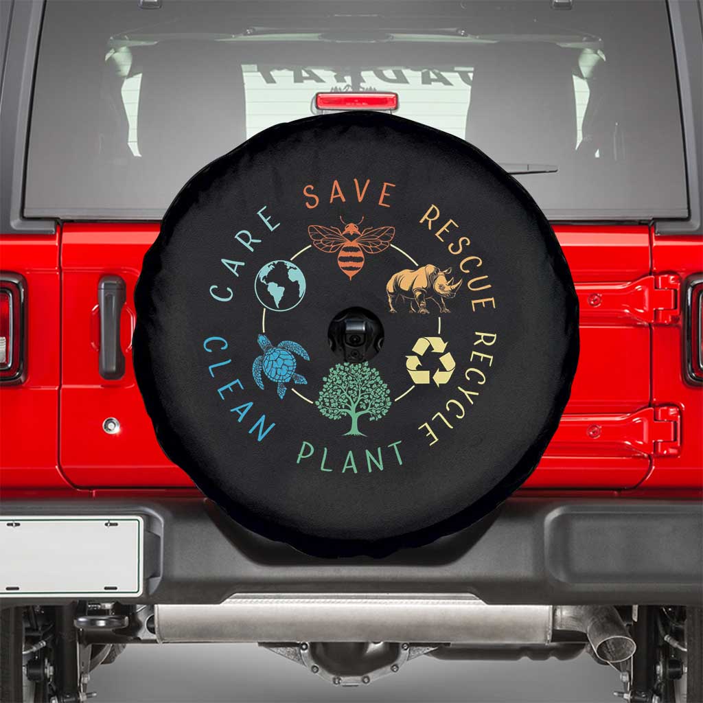 Save Bees Rescue Animals Recycle Plastic Spare Tire Cover Earth Day Protect The Environment