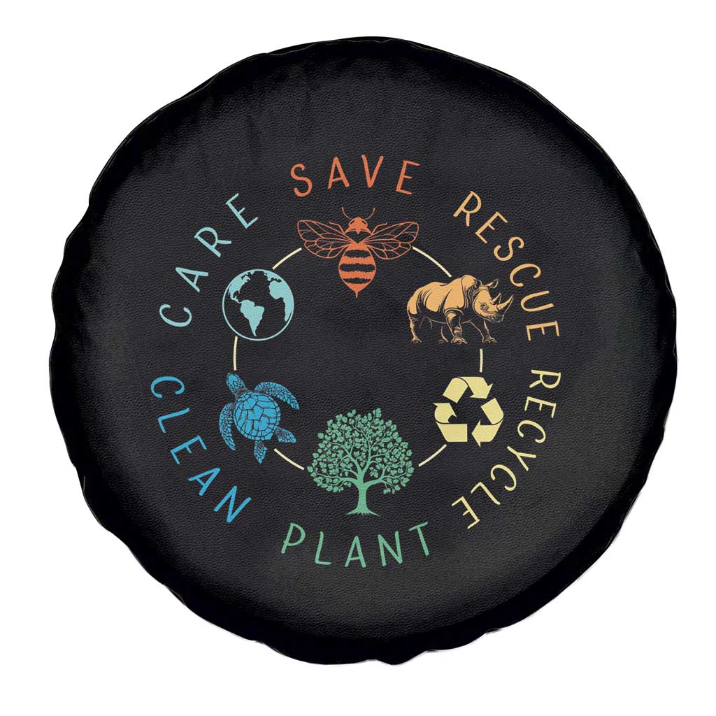 Save Bees Rescue Animals Recycle Plastic Spare Tire Cover Earth Day Protect The Environment
