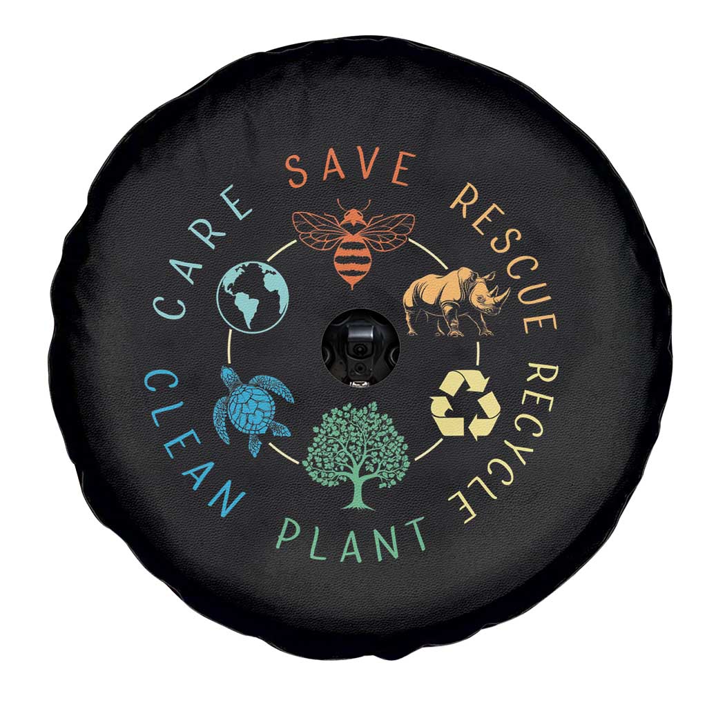 Save Bees Rescue Animals Recycle Plastic Spare Tire Cover Earth Day Protect The Environment