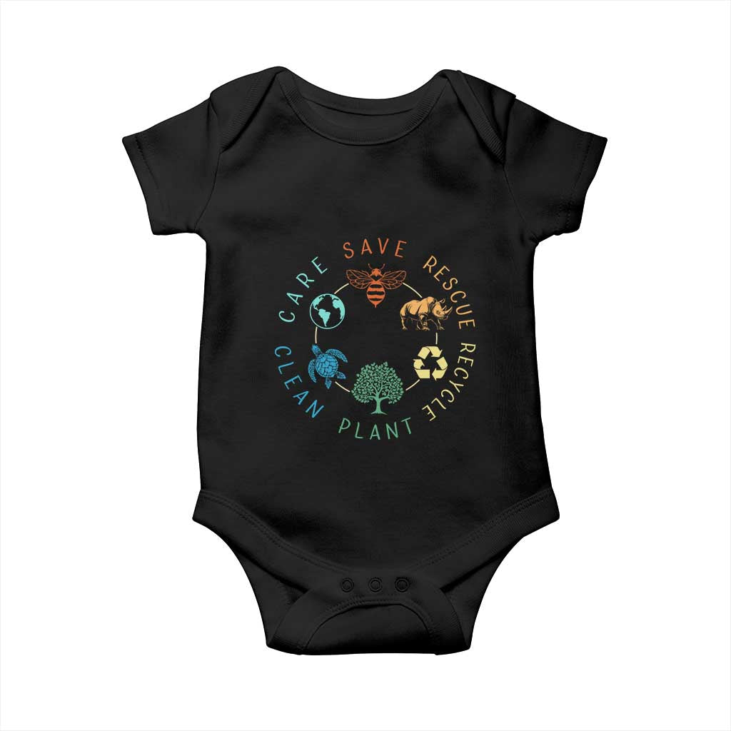 Save Bees Rescue Animals Recycle Plastic Baby Onesie Earth Day Protect The Environment