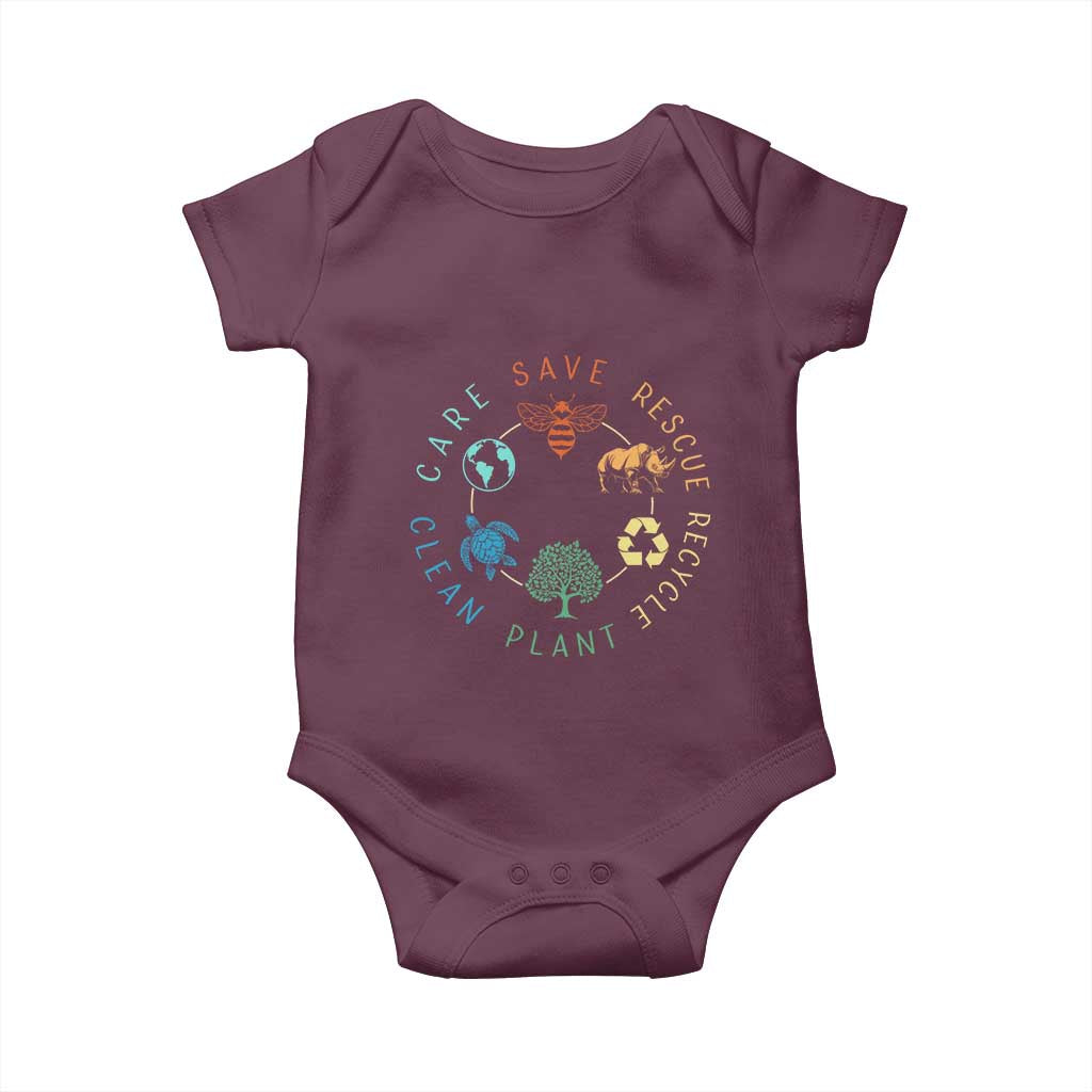 Save Bees Rescue Animals Recycle Plastic Baby Onesie Earth Day Protect The Environment