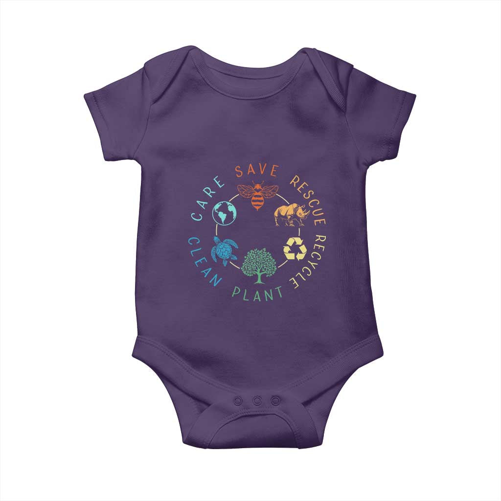 Save Bees Rescue Animals Recycle Plastic Baby Onesie Earth Day Protect The Environment