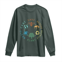 Save Bees Rescue Animals Recycle Plastic Long Sleeve Shirt Earth Day Protect The Environment