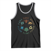 Save Bees Rescue Animals Recycle Plastic Tank Top Earth Day Protect The Environment