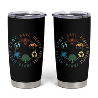 Save Bees Rescue Animals Recycle Plastic Tumbler Cup Earth Day Protect The Environment