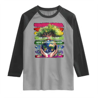 Earth Day Raglan Shirt And I Think To Myself What A Wonderful World Rainbow