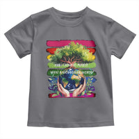 Earth Day Toddler T Shirt And I Think To Myself What A Wonderful World Rainbow