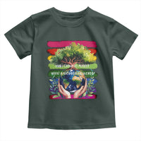 Earth Day Toddler T Shirt And I Think To Myself What A Wonderful World Rainbow
