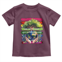 Earth Day Toddler T Shirt And I Think To Myself What A Wonderful World Rainbow