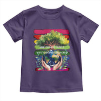 Earth Day Toddler T Shirt And I Think To Myself What A Wonderful World Rainbow