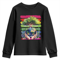 Earth Day Youth Sweatshirt And I Think To Myself What A Wonderful World Rainbow