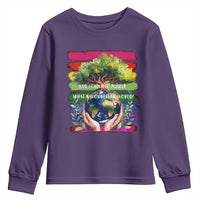 Earth Day Youth Sweatshirt And I Think To Myself What A Wonderful World Rainbow