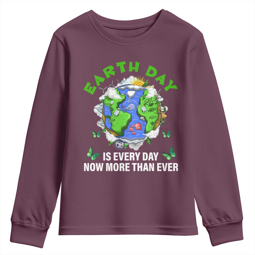 Earth Day Is Every Day Youth Sweatshirt Now More Than Ever