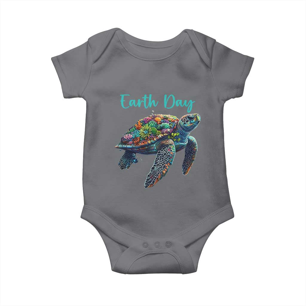 Sea Turtle Earth Day Baby Onesie Save The Earth