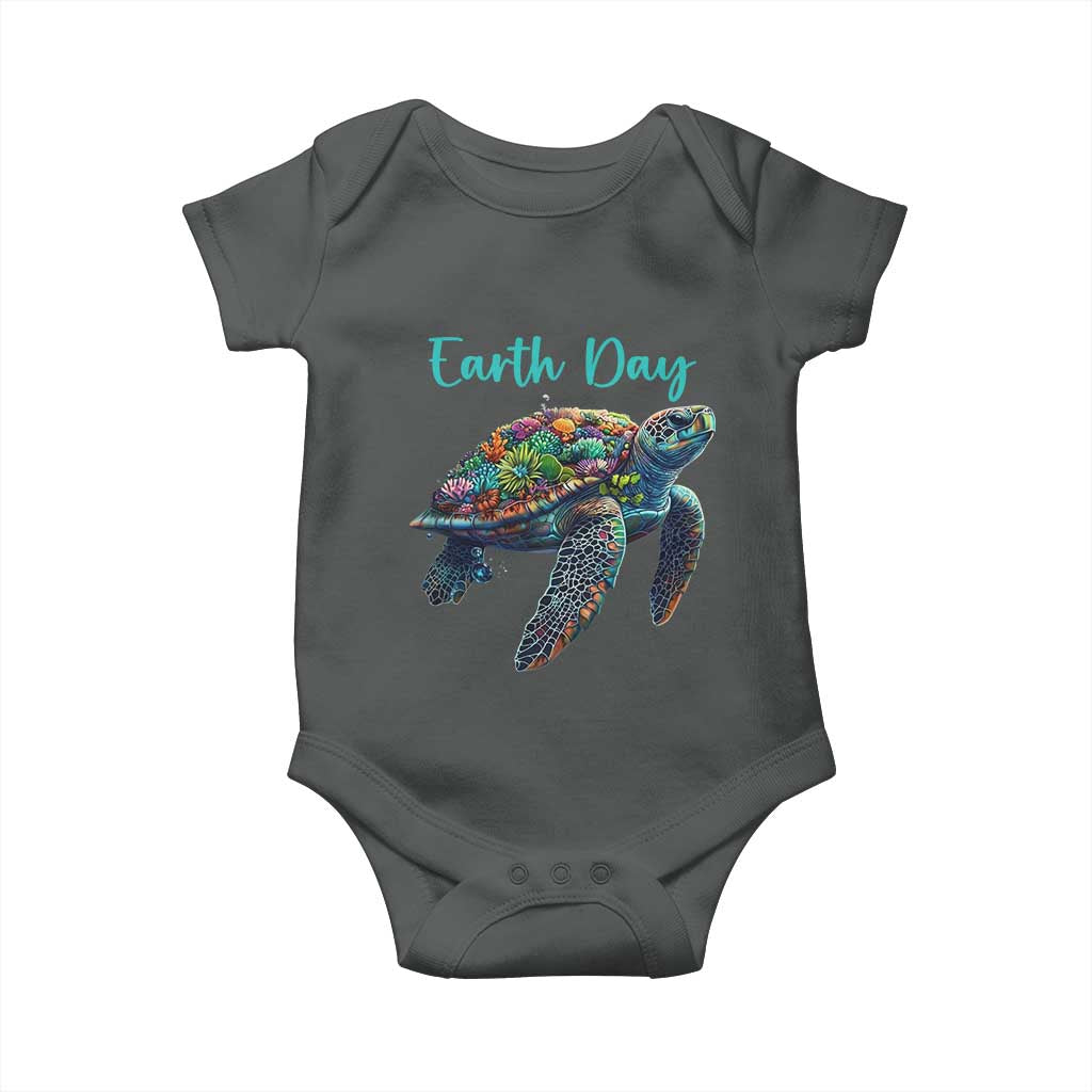Sea Turtle Earth Day Baby Onesie Save The Earth