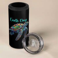 Sea Turtle Earth Day 4 in 1 Can Cooler Tumbler Save The Earth