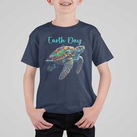 Sea Turtle Earth Day T Shirt For Kid Save The Earth