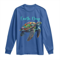 Sea Turtle Earth Day Long Sleeve Shirt Save The Earth