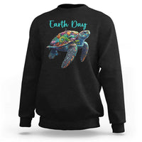 Sea Turtle Earth Day Sweatshirt Save The Earth