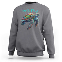 Sea Turtle Earth Day Sweatshirt Save The Earth