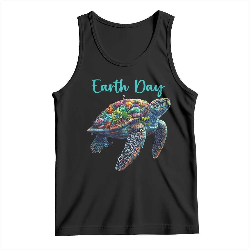 Sea Turtle Earth Day Tank Top Save The Earth