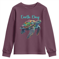 Sea Turtle Earth Day Youth Sweatshirt Save The Earth