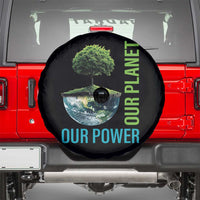 Our Power Our Planet Spare Tire Cover Earth Day 2025