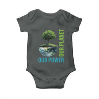 Our Power Our Planet Baby Onesie Earth Day 2025